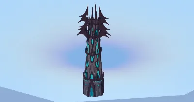 Tall Dark Pointy Tower — Minecraft Build by LeonisBuilds