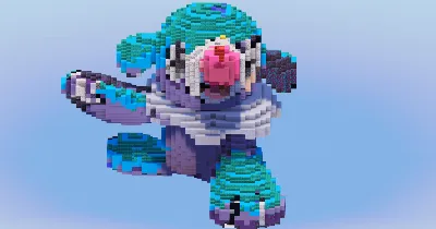 Popplio from Pokemon — Minecraft Build by LeonisBuilds