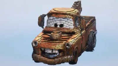 Mater from Disney Cars — Minecraft Build by LeonisBuilds