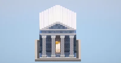 Roman Temple of Mercury — Minecraft Build by LeonisBuilds