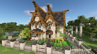 Minecraft Elven House - (Free) — Minecraft Build by Lindolas