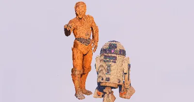 C-3PO and R2-D2 — Minecraft Build by StarWarsCreations