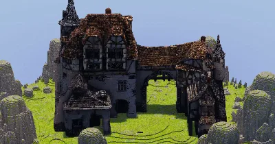 Abandoned Medieval House — Minecraft Build by StrongholdStudios