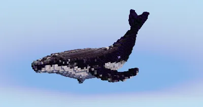 Humpback Whale Animal — Minecraft Build by LeonisBuilds