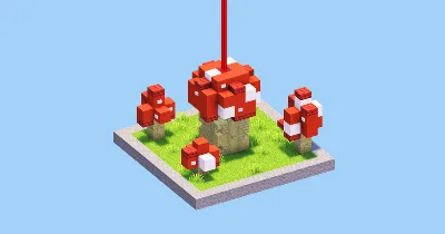 Mushroom Beacon Design — Minecraft Build by LeonisBuilds
