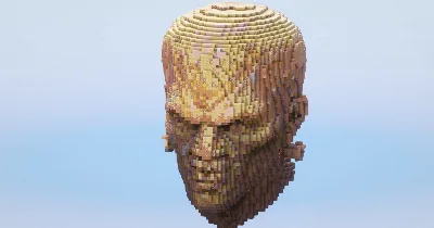 Frankenstein Bust‎ — Minecraft Build by LeonisBuilds