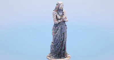 Mary Statue‎ — Minecraft Build by LeonisBuilds