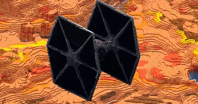 TIE Fighter — Minecraft Build by StarWarsCreations