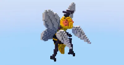 Beedrill from Pokemon — Minecraft Build by LeonisBuilds