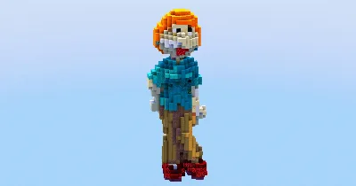Lois Griffin from Family Guy — Minecraft Build by LeonisBuilds