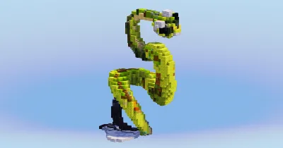 Master Viper from Kung Fu Panda — Minecraft Build by LeonisBuilds
