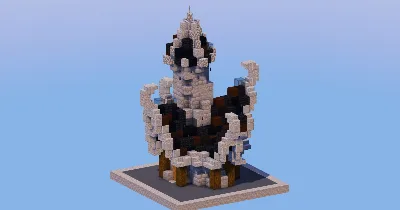 Black Medieval Fantasy House 1 — Minecraft Build by LeonisBuilds