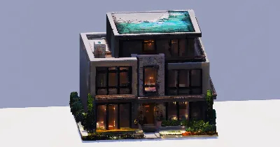 Modern House — Minecraft Build by ModernCraft