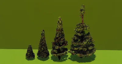 Pine Trees Pack — Minecraft Build by VerdantBuilds