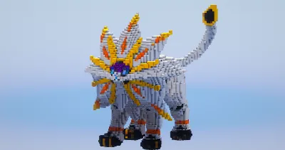 Solgaleo — Minecraft Build by LeonisBuilds