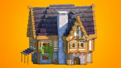 Ultimate Medieval House Build | World Download + Schematic — Minecraft Build by RaekonBuilds