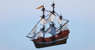 Medieval Sailboat — Minecraft Build by LeonisBuilds
