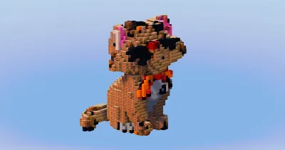 Berlioz from Disney Aristocats — Minecraft Build by LeonisBuilds