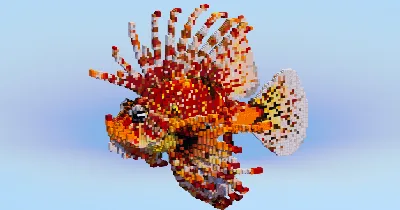 Lionfish — Minecraft Build by LeonisBuilds