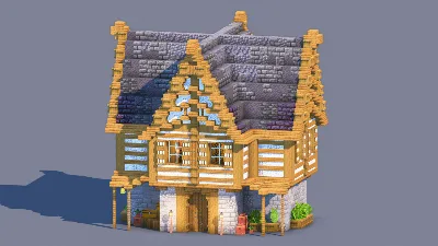 Medieval Timber-Framed House | Fully Furnished Interior — Minecraft Build by RaekonBuilds