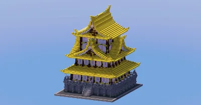 Japanese Castle Bamboo Version — Minecraft Build by LeonisBuilds