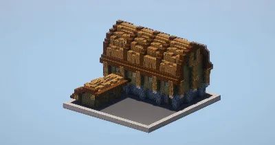 Medieval Barn — Minecraft Build by LeonisBuilds