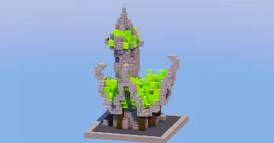 Lime Medieval Fantasy House 2 — Minecraft Build by LeonisBuilds