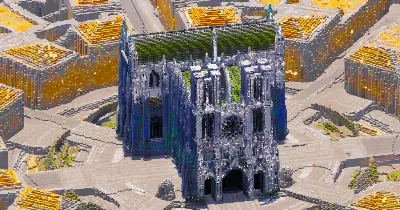 White Gothic Cathedral — Minecraft Build by GothicCathedrals