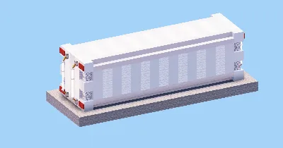White Container — Minecraft Build by LeonisBuilds