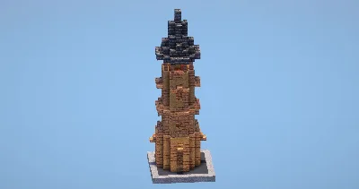 Mud Tower — Minecraft Build by LeonisBuilds