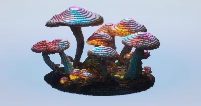 Fantasy Mushrooms — Minecraft Build by LeonisBuilds