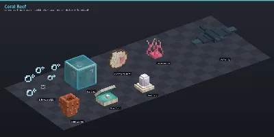 Coral Reef Asset [Java + Bedrock + Blockbench] — Minecraft Resource Pack by ScorpionTeam