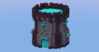 Dark Castle Section — Minecraft Build by LeonisBuilds