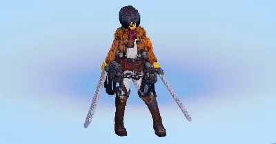Mikasa — Minecraft Build by LeonisBuilds