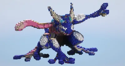 Greninja — Minecraft Build by LeonisBuilds