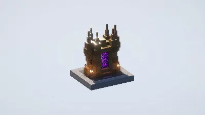 Wooden Portal — Minecraft Build by LeonisBuilds