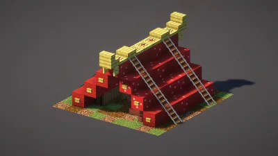 Japanese Tent — Minecraft Build by MellowHat