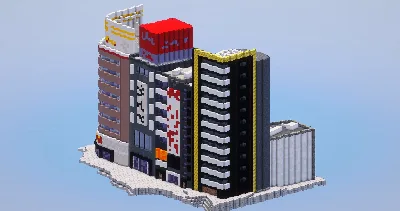Modern Minecraft Skyscrapers — Minecraft Build by LeonisBuilds