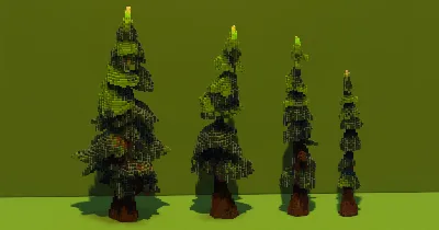 Spruce Trees Pack — Minecraft Build by VerdantBuilds