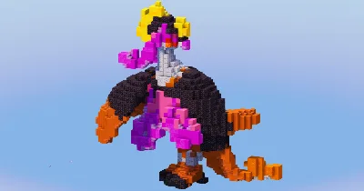 Fezandipiti from Pokemon — Minecraft Build by LeonisBuilds