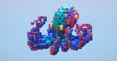Octopus‎ — Minecraft Build by LeonisBuilds