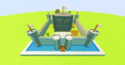 Medieval Castle — Minecraft Build by NoobBuilder