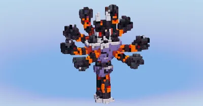 Mega Barbaracle from Pokemon — Minecraft Build by LeonisBuilds