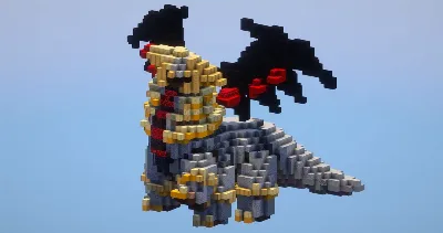 Giratina from Pokemon — Minecraft Build by LeonisBuilds