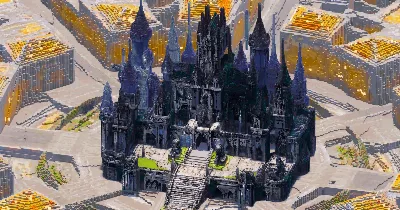 Gothic Castle — Minecraft Build by GothicCathedrals