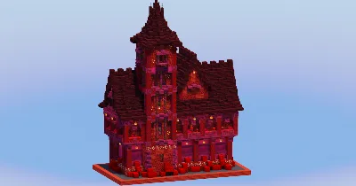 Nether Town Hall — Minecraft Build by LeonisBuilds