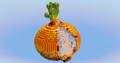 Onion Vegetable — Minecraft Build by LeonisBuilds