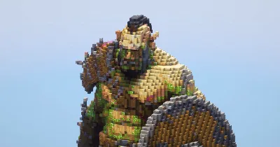 Orc Warrior‎ — Minecraft Build by LeonisBuilds