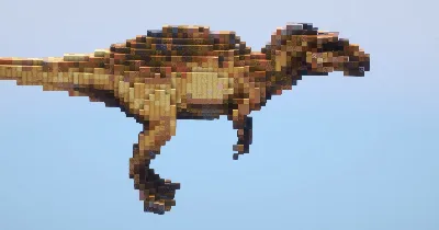 Velociraptor small — Minecraft Build by LeonisBuilds