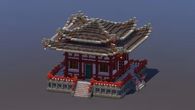 Small Japanese Pagoda — Minecraft Build by MellowHat